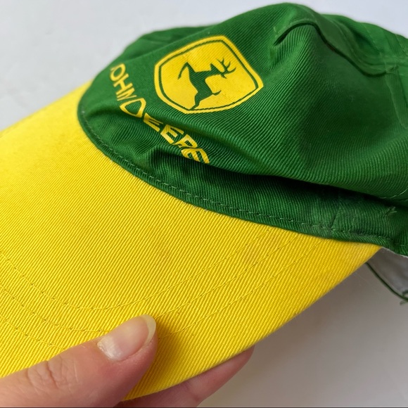 John Deere Green/Yellow Logo Adjustable Hat SnapBack - Picture 5 of 5